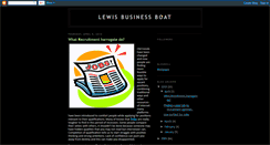Desktop Screenshot of lewisbusinessboat.blogspot.com