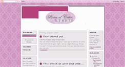 Desktop Screenshot of pieceofcakeeventsct.blogspot.com