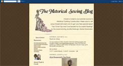 Desktop Screenshot of historicalsewing.blogspot.com