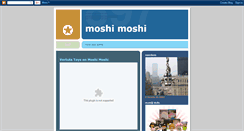 Desktop Screenshot of moshitoys.blogspot.com