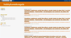 Desktop Screenshot of hobbykweekvogels.blogspot.com