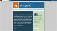 Desktop Screenshot of kidneyfordad01.blogspot.com