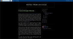 Desktop Screenshot of albanyexile.blogspot.com