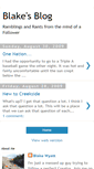 Mobile Screenshot of mblakesblog.blogspot.com
