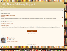 Tablet Screenshot of mrsnewtonsliteracyblog.blogspot.com