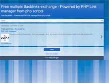 Tablet Screenshot of free-backlinks-exch.blogspot.com