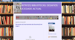 Desktop Screenshot of bibliotecadesafiosdasociedadeactual.blogspot.com