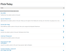Tablet Screenshot of flickrtoday.blogspot.com