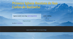 Desktop Screenshot of iglesiabautistabariloche.blogspot.com