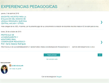 Tablet Screenshot of eexperienciaspedagogicas.blogspot.com