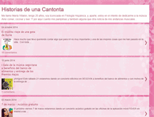 Tablet Screenshot of historiasdeunacantonta.blogspot.com