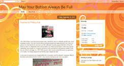 Desktop Screenshot of mayyourbobbinalwaysbefull.blogspot.com