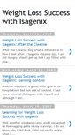 Mobile Screenshot of isagenixweightlosssuccess.blogspot.com