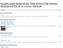 Tablet Screenshot of felsefemiz.blogspot.com