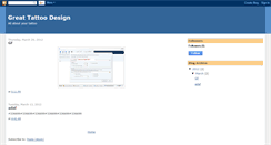 Desktop Screenshot of great-tattoo-style.blogspot.com