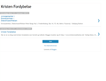 Tablet Screenshot of kristenfordybelse.blogspot.com