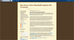 Desktop Screenshot of boxscoreblog.blogspot.com