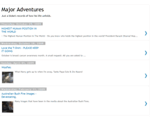 Tablet Screenshot of majoradventures.blogspot.com