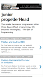 Mobile Screenshot of juniorpropellerhead.blogspot.com