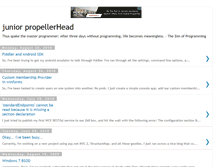 Tablet Screenshot of juniorpropellerhead.blogspot.com