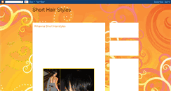 Desktop Screenshot of 4shorthairstyle.blogspot.com