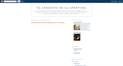 Desktop Screenshot of el-atributo-de-la-apertura.blogspot.com