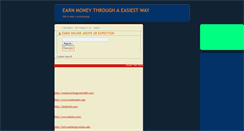 Desktop Screenshot of earnonlinebank.blogspot.com