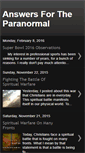 Mobile Screenshot of answersfortheparanormal.blogspot.com