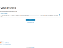 Tablet Screenshot of bestquranlearning.blogspot.com