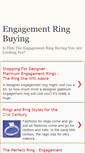 Mobile Screenshot of engagementringbuying.blogspot.com