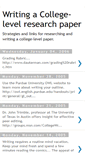 Mobile Screenshot of collegeresearchpaper.blogspot.com