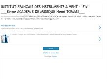 Tablet Screenshot of 8me-academiemusique-tomasi.blogspot.com