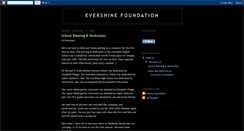 Desktop Screenshot of evershinefoundation.blogspot.com