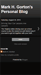 Mobile Screenshot of mark8hgorton.blogspot.com