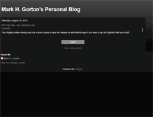 Tablet Screenshot of mark8hgorton.blogspot.com