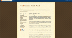 Desktop Screenshot of freedominionwatchwatch.blogspot.com