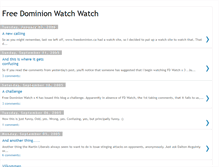 Tablet Screenshot of freedominionwatchwatch.blogspot.com