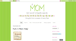 Desktop Screenshot of amombyanyothername.blogspot.com