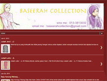 Tablet Screenshot of baseerahcollection.blogspot.com
