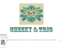 Tablet Screenshot of cheekyandtrig.blogspot.com