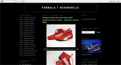 Desktop Screenshot of formula1memoribilia.blogspot.com