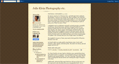 Desktop Screenshot of juliekleinphotography.blogspot.com