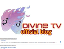 Tablet Screenshot of divinetv.blogspot.com