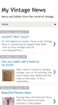 Mobile Screenshot of myvintagenews.blogspot.com
