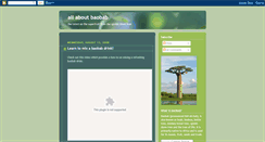 Desktop Screenshot of eatbaobab.blogspot.com