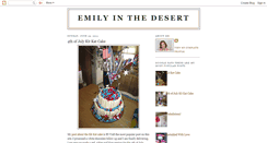 Desktop Screenshot of emilyinthedesert.blogspot.com