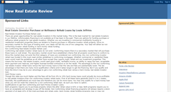 Desktop Screenshot of new-real-estate-review.blogspot.com