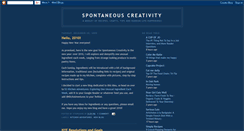 Desktop Screenshot of creativespontenaiety.blogspot.com