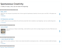 Tablet Screenshot of creativespontenaiety.blogspot.com