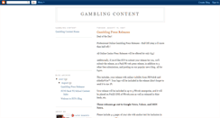 Desktop Screenshot of gamblingarticles.blogspot.com